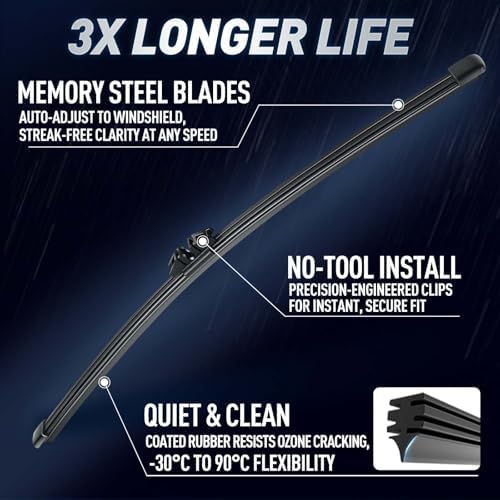Rear Wipers for Lincoln Nautilus 2019-2023/ Lincoln Corsair 2020-2025