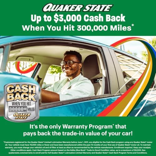 Quaker State Full Synthetic 5W-20 Motor Oil, 5-Quart