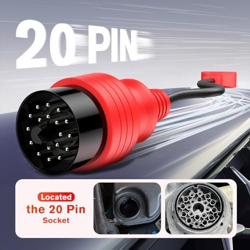 Autel Original 20 Pin to 16 Pin OBD2 Cable for BMW