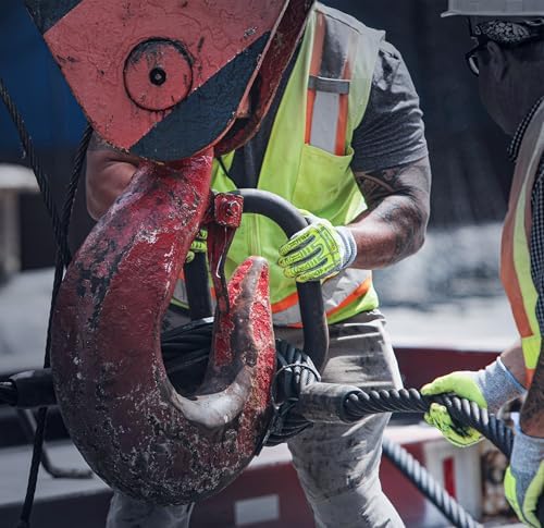 HexArmor Cut-Resistant Impact Protection Nitrile Palm Work Gloves | Rig Lizard® Series 2090X | X-Small