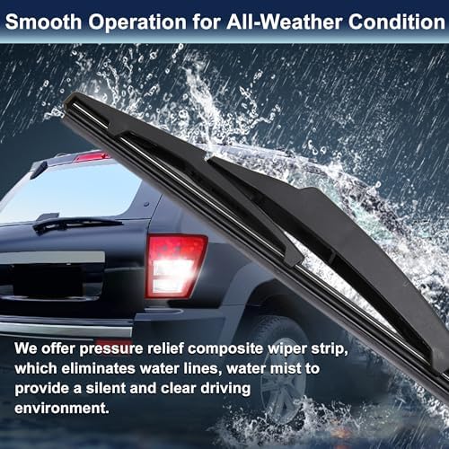 X AUTOHAUX 200mm 8 Inch Rear Wiper Blade for Lexus CT200h 11-17 1 Pc