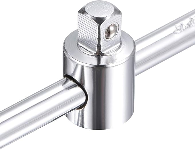 uxcell 1/4" Drive Sliding Wrench Breaker Bar T-Handle Socket Hand Tool