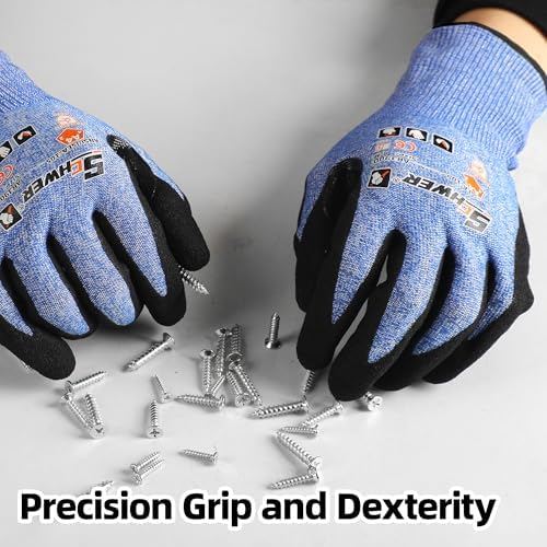 Schwer A4 AIR-SKIN Cut Resistant Work Gloves, Ultra Lightweight, AR3900, L