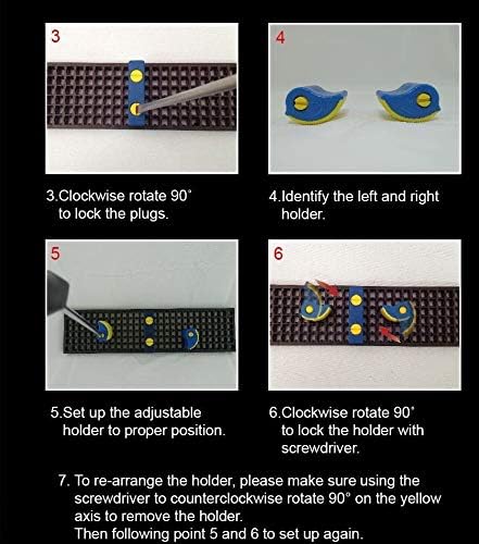 Adjustable Holder - Accessory for Organizer Genie Pegboards to Securely Hold Tools of Any Shape, Size or Contour