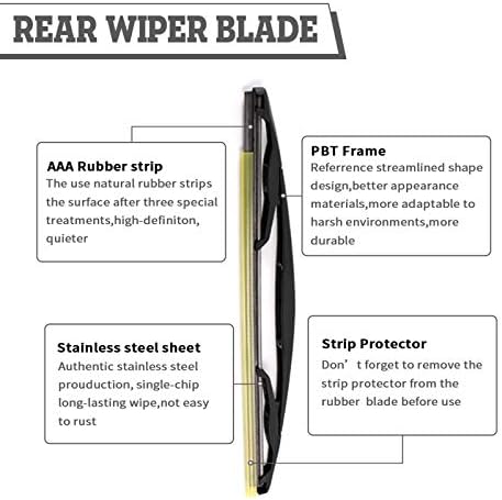 Rear Wiper Arm & Blade Kit for Ford Escape 2008-2012 FLEX 2009-2019