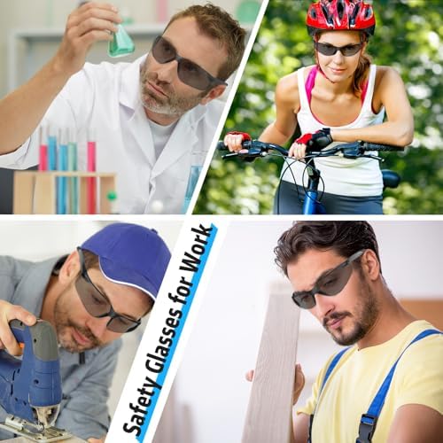 Salfboy Bulk Safety Glasses Tinted, Scratch-Resistant Eye Protection