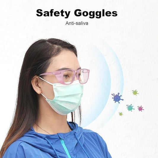 Safety Glasses Goggles for Women Girls Anti Fog Protective Eyewear Glasses