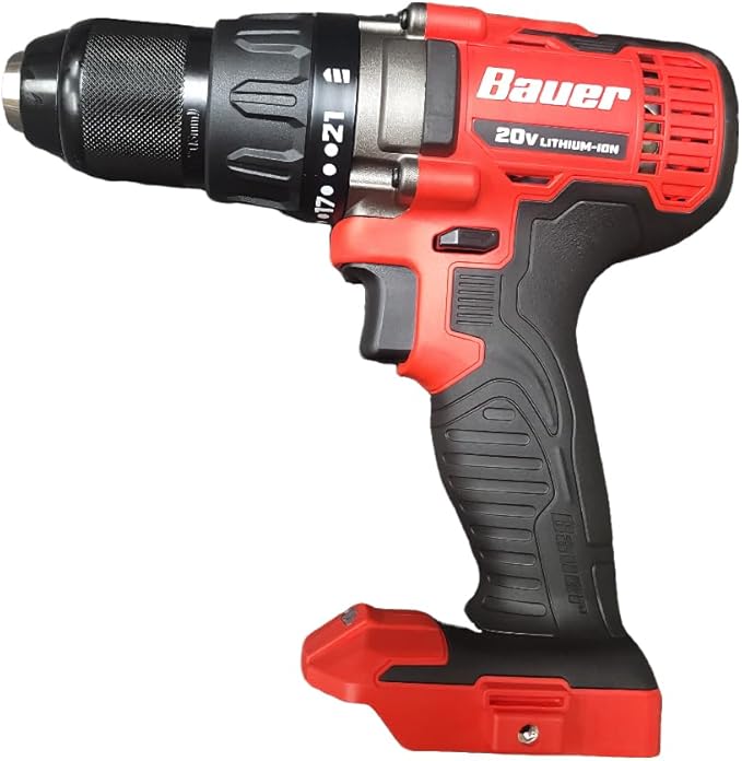 20V Cordless 1/2 in. Drill/Driver Compatible with Bauer - Tool Only - Battery and charger sold separately