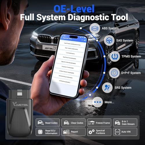 VDIAGTOOL D100 OBD2 Diagnostic Tool, Bidrectional Scan Tool, All System