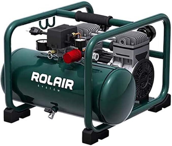 Rolair Hand Carry Portable 2HP Air Compressor Rolair JC20 Super Quiet 70dB 115 Volt
