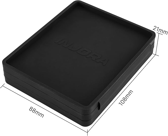INJORA Portable Tri-Fold Silicone Tool Tray, Parts Tray (108x88mm)