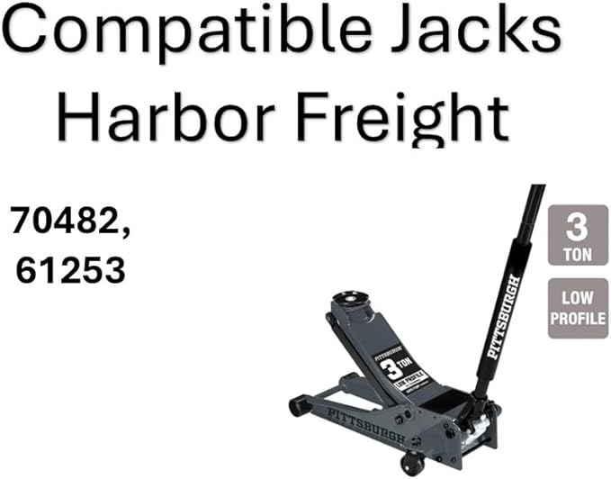 Replacement Jack Saddle Pad for Harbor Freight Pittsburgh 3 Ton Low-Profile Floor with Rapid Pump