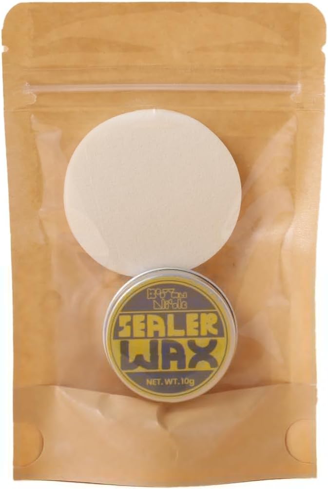 BOOWAN NICOLE Paste Sealer Wax with Carnauba and Beeswax - Clear - Perfect for Wood Stone Concrete Jesmonite, Food-Grade Waterproof & Color Protection