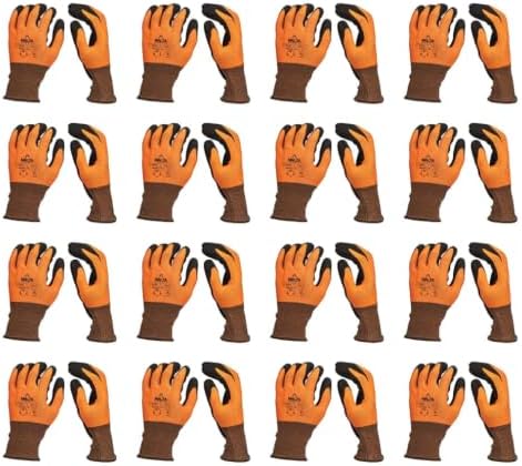 Malta Dynamics Safety Work Gloves – Nitrile Coated Ultra-Thin Work Gloves w/Cut Level A2 Protection, Touch Screen, OSHA/ANSI