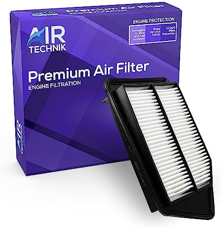 AirTechnik CA11476 Replacement Engine Air Filter | Fits 2015-2020 Acura TLX (L4-2.4L), 2013-2017 Honda Accord (L4-2.4L) - 17220-5A2-A00