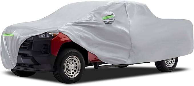 Car Cover Custom Fit for Chevrolet Colorado Short Bed, Migaven Waterproof Full Exterior Cover Sun Rain Protection with Door Zipper