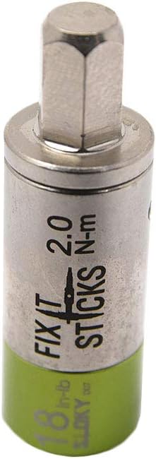Fix It Sticks Field Hunting Outdoors Gun Maintenance Adjustable Fits 1/4in Bit T-Way Wrench Small Torque Limiter, 18 in-lb