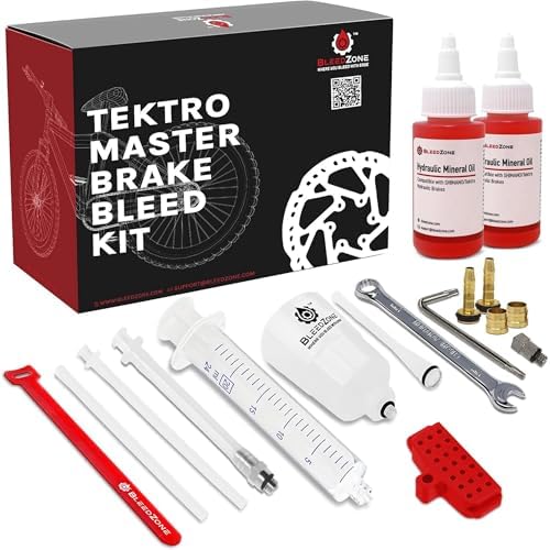 BleedZone 4 Piston Brake Bleeder Kit Compatible with Tektro TRP, 120ml