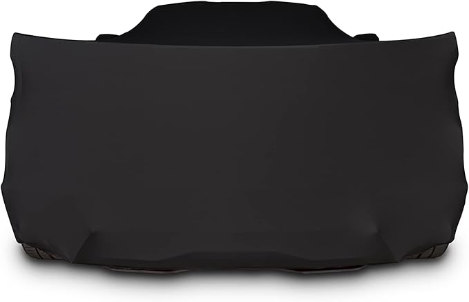 SR1 Performance USA Ultraguard Corvette Car Cover Custom Fit for C8 Corvette (2020-2026) – Indoor Stretch Satin Dust Protection, Soft Breathable Snug Fit (Black)