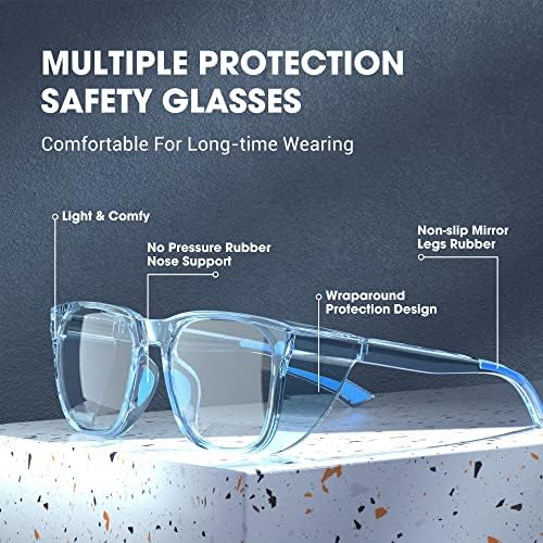 Safety Glasses Anti-Fog Goggles Protective Eyewear Anti Blue Light Protection Glasses For Women And Men