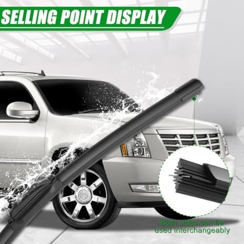 Windshield Wiper Blades compatible with Chevy Tahoe Suburban 1500 2500
