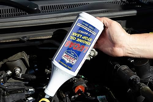 Lucas Oil 10278 Engine Oil Stop Leak - 1 Quart (Pack of 12)