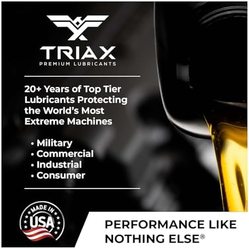 TRIAX Atlas Transfluid to-4 10W - Heavy Duty Transmission and Drive Train Fluid - OEM Grade, Extended Life - Compatible with Caterpillar to-4, Komatsu, Vickers, ZF, and More (4 Gallon Pack)