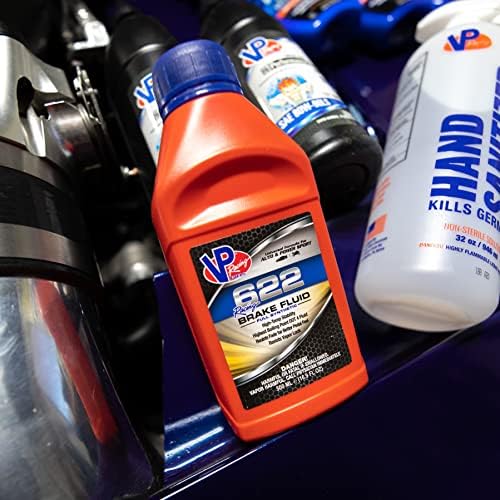 VP Racing 2551, 622 Racing Brake Fluid Full Synthetic DOT 4-500ml (1 Pack)