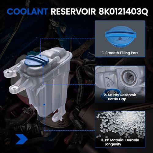 8K0121403Q Engine Coolant Reservoir Tank for Audi A4/A5/Q5