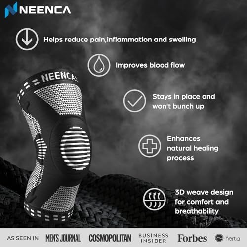 NEENCA Professional Knee Brace, Medical Knee Support for Women & Men Relief