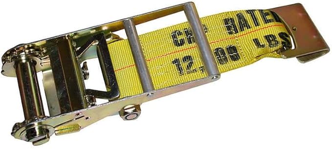 Mytee Products 4 Pack 4" Ratchet with 11" Flat Hook (No Strap) - Zinc-Coated Replacement Ratchet Only for 4 Inch Winch Straps - 5400 lbs WLL DOT Compliant Tie Down Accessory for Flatbed Trailer Cargo