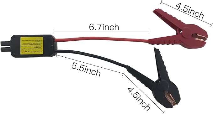 MEGAWISE Smart Jump Starter Cable | Heavy-Duty Battery Booster Clamp with Safety Protection & LED Indicator | Compatible with MEGAWISE and other brand Jump Starter Unit