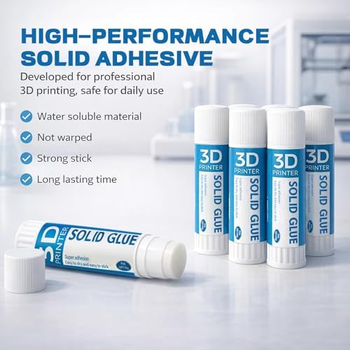 3D Printer Glue Stick 3D Printer Bed Adhesive Solid Glue Sticks 6Pcs