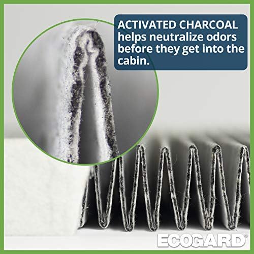 ECOGARD XC36154C Premium Cabin Air Filter with Activated Carbon Fits 2022-2025 Chevrolet Captiva, 2011-2015 Cruze, 2013-2022 Trax, 2013-2022 Buick Encore, 2013-2015 Chevrolet Malibu (Pack of 6)