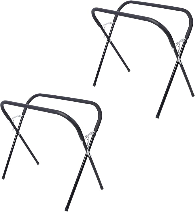 Heavy Duty Work Stand,Portable Workbench Folding Work Stand for Bumpers, Fenders, Doors & Hoods Works,Automotive Fender Stand for Garages, Repair Shops,Adjustable, Padded,750 Lbs Capacity -2Pack