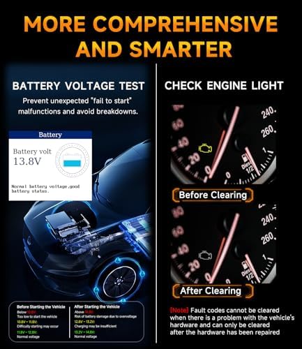 OBD2 Scanner,V880 Check Engine Light Car Code Reader with Reset