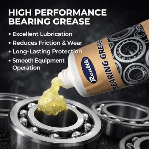 Realth Heavy Duty Bearing Grease 1 oz - High Load, Long-Lasting