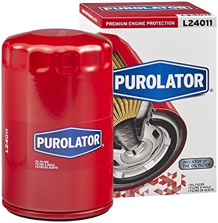 Purolator L24011 Premium Engine Protection Spin On Oil Filter Compatible With Chevrolet K1500, K2500, S10, Blazer, C1500, Tahoe, Astro, Corvette, GMC K1500, Sonoma, Yukon and Jimmy