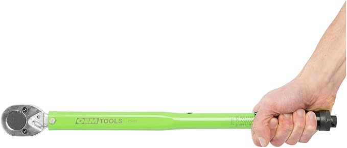 OEMTOOLS 25689 1/2 Inch Drive Click-Style Torque Wrench, 10-150 Ft/Lb., Clicks at Desired Torque, Torque Wrench 1/2 Drive, Lug Wrench, Tire Wrench