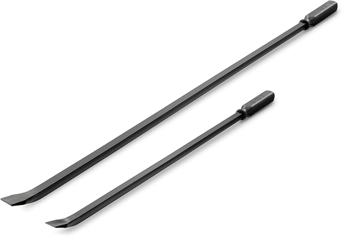TEKTON Angled End Handled Pry Bar Set, 2-Piece (36, 45 in.) | LSQ90504 | Made in USA