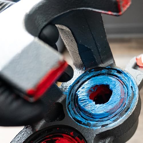 High Temp Ceramic Brake Lubricant - Superior Heat Resistance, Prevents Seizing, Stops Squeaking - Easy Application 4oz Brush Top Can
