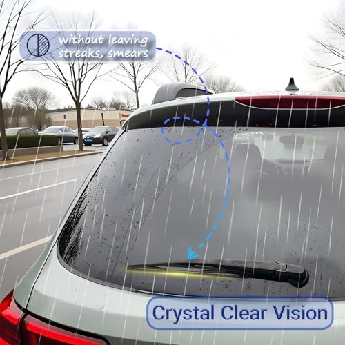KAIYI 12" Rear Wiper Blade Compatible with Hyundai Santa Fe 2019-2022 2023