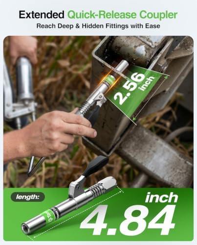 TaskStar 6-in-1 Grease Gun Tips Kit for All Grease Guns and Equipment