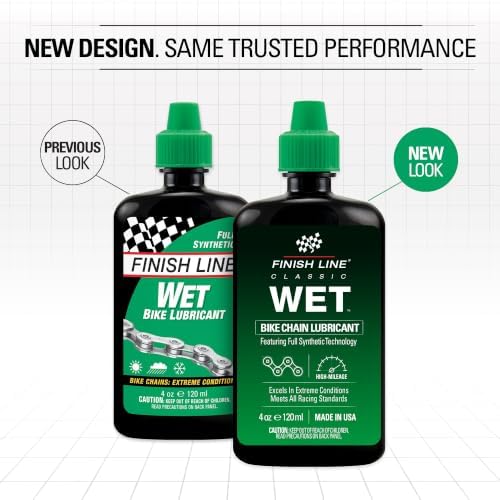 Finish Line Wet Bike Chain Lubricant 4 fl oz