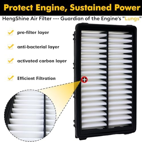 28113-L1000 97133-L1000 Cabin & Engine Air Filter with Activated Carbon Set