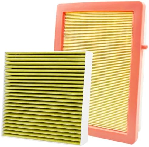Capume 2PCS Cabin Engine Air Filter JM966JM1260 Kit Fits for Equinox 2018-2025, Terrain 2018-2025, Replacement for CA12260, CF11966,JM966JM1260