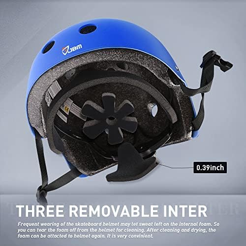 JBM Adult & Kid Skating Protective Gear Set for Beginner to Advanced, Skateboard Helmet Knee and Elbow Pads with Wrist Guards for Inline Roller Skating, Scooter, Skateboarding