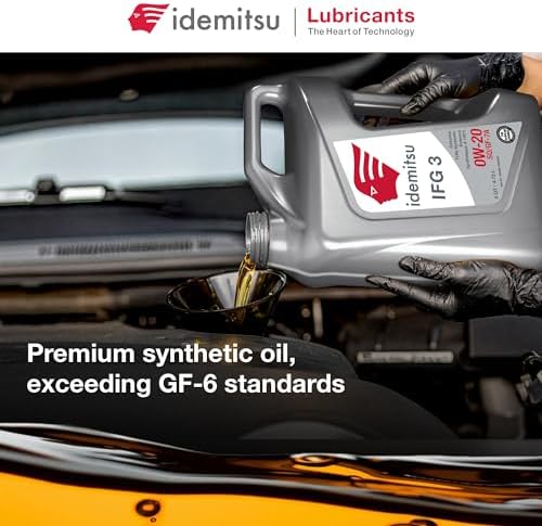 Idemitsu IFG3 0W-20 SP/GF-7A Full Synthetic Motor Oil – 5 Qt, Case of 4