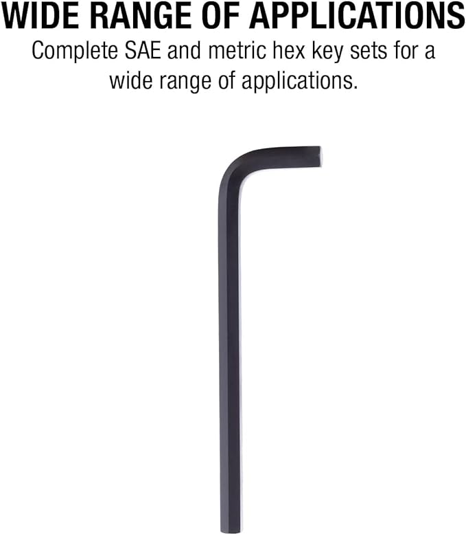 Sunex 98526L SAE/Metric 26-Piece Long Arm Hex Key Set