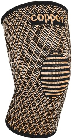 Copper Knee Braces for Women and Men,Compression Knee Sleeve for Knee Pain, Arthritis, Meniscus Tear, ACL, Joint Pain Relief, Knee Support Pads for Running, Workout Sports (Yellow, Medium)